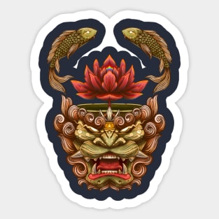 Komainu Japanese Dog Sticker